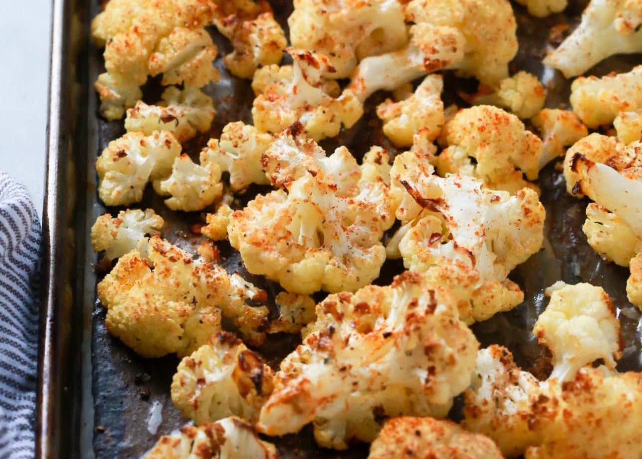 Печена в фурна цветна капуста — прост рецепт за полезен вечеря